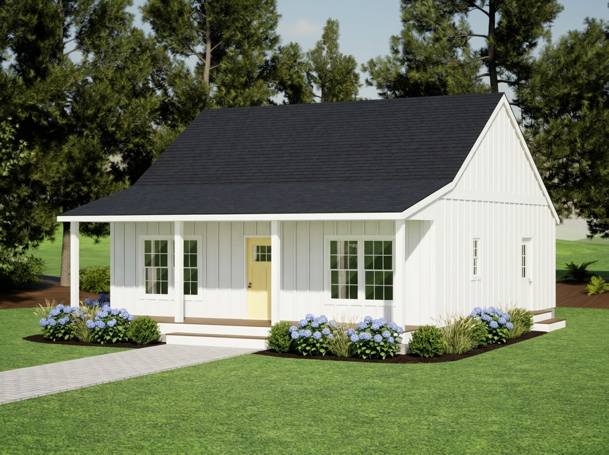 White board and batten with white trim