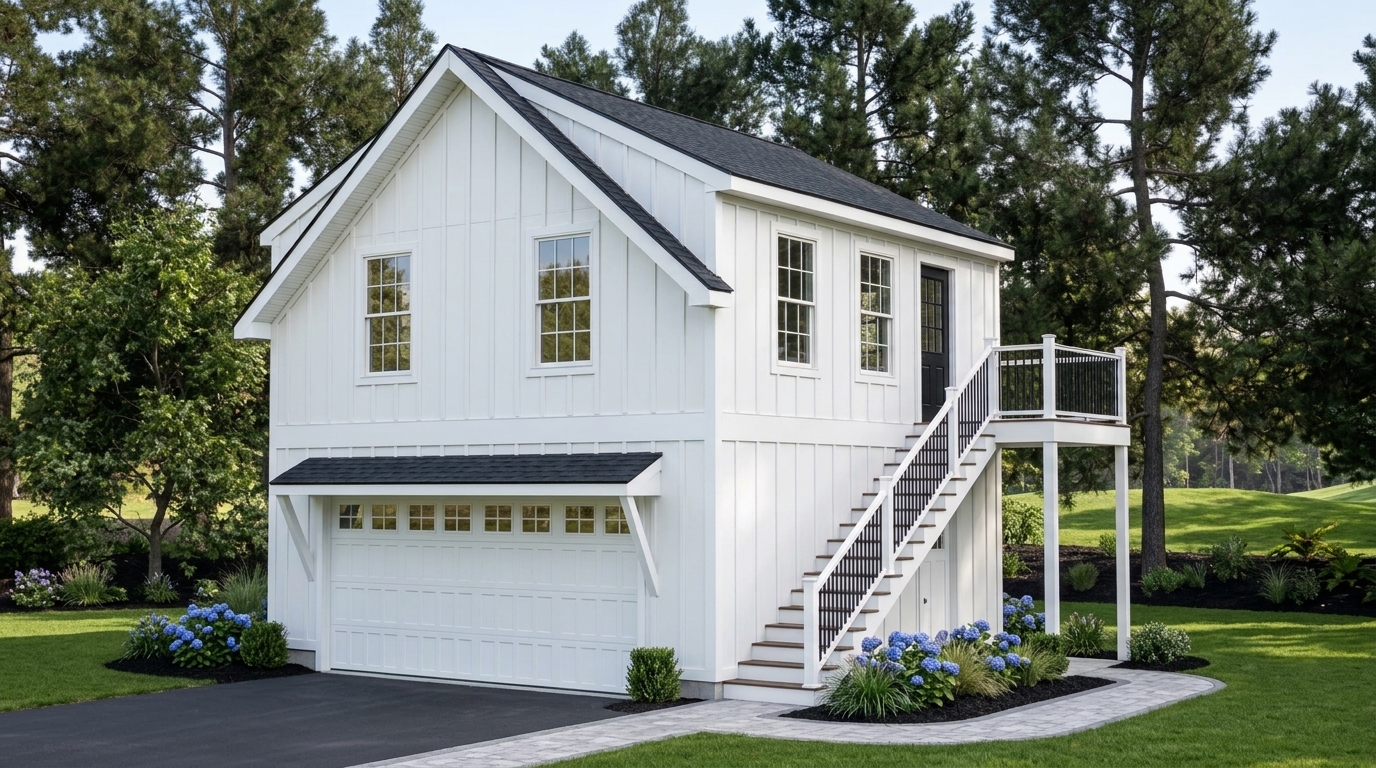 White board and batten with white trim